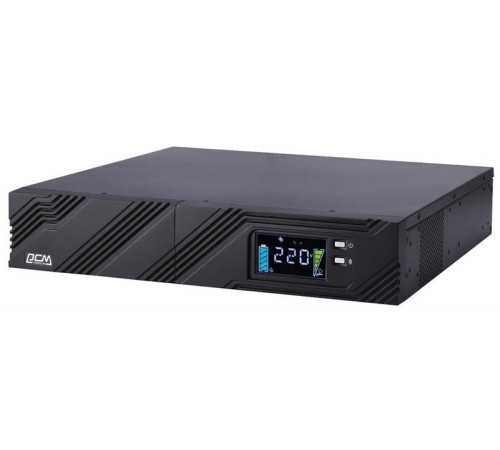 Источник бесперебойного питания Powercom SMART KING PRO+, Line-Interactive, 2000VA/1600W, Rack/Tower, 8*IEC320-C13+ 1*C19, Serial+USB, SmartSlot (1152577)