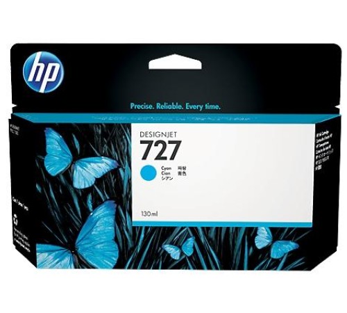 Картридж Cartridge HP 727 для DJ T920/T1500/T2500/T930/T1530/T2530, голубой (130мл) (истек срок реал.)