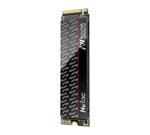 SSD накопитель Netac SSD NV5000-T 500GB PCIe 4 x4 M.2 2280 NVMe 3D NAND SSD, R/W up to 4800/2700MB/s, IOPS(R4K) 200K/440K, TBW 320TB, with heat spreader, 5y wty SSD накопитель Netac SSD NV5000-T 500GB PCIe 4 x4 M.2 2280 NVMe 3D NAND SSD, R/W up to 4800/2700MB/s, IOPS(R4K) 200K/440K, TBW 320TB, with heat spreader, 5y wty