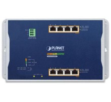 коммутатор/ PLANET WGS-4215-8HP2S IP30, IPv6/IPv4, 4-Port 10/100/1000T 802.3bt 95W PoE + 4-Port 10/100/1000T 802.3at PoE + 2-Port 100/1000X SFP Wall-mount Managed Switch (-40~75 C, Max. 360W PoE budget, 250m Extend mode, supports ERPS Ring, CloudViewer ap