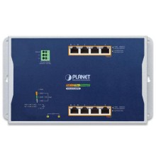 коммутатор/ PLANET WGS-4215-8HP2S IP30, IPv6/IPv4, 4-Port 10/100/1000T 802.3bt 95W PoE + 4-Port 10/100/1000T 802.3at PoE + 2-Port 100/1000X SFP Wall-mount Managed Switch (-40~75 C, Max. 360W PoE budget, 250m Extend mode, supports ERPS Ring, CloudViewer ap