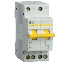 Выключатель-разъединитель трехпозиционный ВРТ-63 2P 63А IEK