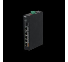Коммутатор Dahua 4-портовый неуправляемый с РОЕ модели DH-PFS3106-4ET-60 (Мятая упаковка)