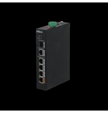 Коммутатор Dahua 4-портовый неуправляемый с РОЕ модели DH-PFS3106-4ET-60 (Мятая упаковка)