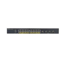 Коммутатор/ XGS1935-28HP, 28 Port Smart Managed PoE Switch, 24x Gigabit PoE and 4x 10G SFP+, hybrid mode, standalone or NebulaFlex Cloud, 375 Watt PoE