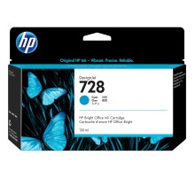Картридж/ HP 728 130-ml Cyan DesignJet Ink Cartridge