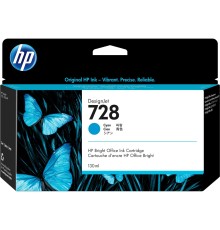 Картридж/ HP 728 130-ml Cyan DesignJet Ink Cartridge