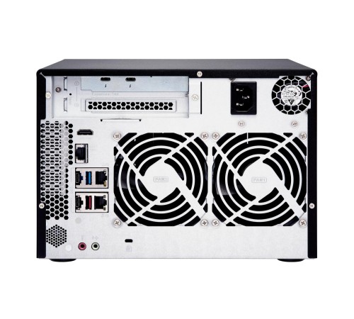 Сетевое хранилище без дисков/ SMB QNAP TVS-672XT-i3-8G 6-Bay NAS, Intel Core i3-8100T 4-core 3.1 GHz Processor, 8GB DDR4 RAM (max 32GB RAM), 6x 2.5"/3.5" SATA HDD/SSD + 2x M.2 PCIe SSD slot, 2xGbE LAN, 1 x 10GBase-T, 2 x Thunderbolt 3 port Сетевое хранилище без дисков/ SMB QNAP TVS-672XT-i3-8G 6-Bay NAS, Intel Core i3-8100T 4-core 3.1 GHz Processor, 8GB DDR4 RAM (max 32GB RAM), 6x 2.5"/3.5" SATA HDD/SSD + 2x M.2 PCIe SSD slot, 2xGbE LAN, 1 x 10GBase-T, 2 x Thunderbolt 3 port