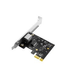 Адаптер PCI-E/ 2.5Gbps PCI Express Adapter, Realtek Chipset, 2.5G/1000M/100M/10M Auto Adaptive,  IEEE802.3ad,  IEEE802.3az, IEEE802.1Q, IEEE802.1p, IEEE 802.3x Flow Control, IEEE802.3z, IEEE802.2,Jumbo Frame, Compatiable with Windows, Windows Server 2003,