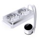 Система жидкостного охлаждения/ Water Cooling System JONSBO TH-240 White (260W, 240mm, LED temp., White, ARGB/ Fans: 2x120mm, 62.4CFM, 37.3dBA, 2400RPM/ Pump height 72mm, 30dBA, 2400RPM, Rad thickness 27mm/ S: 1851, 1700, 1200, 115X, AM5, AM4)