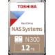 Жесткий диск/ HDD Toshiba SATA3 12Tb 3.5" 7200 NAS 256Mb (N300)