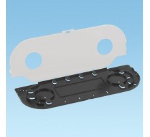 Сплайс кассета с крышкой на 12 сварных соединения./ Fiber Optic Splice Module 12 Mechanical