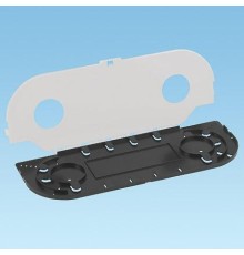 Сплайс кассета с крышкой на 12 сварных соединения./ Fiber Optic Splice Module 12 Mechanical
