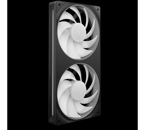 Кулер для корпуса ПК/ Case Cooler NZXT F240 RGB Core (120x120x25mm, 4-pin PWM, RGB, 75.12CFM, 30dBA, 2400RPM, Black, Single-Frame RGB Fan Unit)