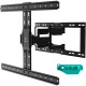Кронштейн ONKRON/ 32-90" макс 400*600 наклон -5°/+10°, поворот ±40° Макс нагрузка 50кг, от стены 34-330мм, черный