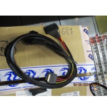 кабель Cable, x8 SFF-8654 to 2xU.2 SFF-8639, 0,8M (analog 05-60005-00 / ACD-60005-ZC)