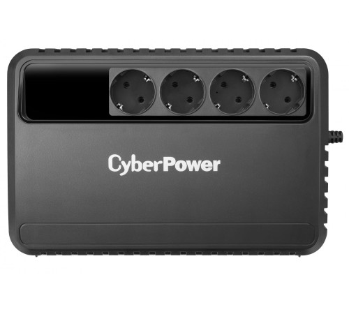 ИБП CyberPower BU1000E, Line-Interactive, 1000VA/600W, 4 Schuko розетки, Black, 0.4х0.3х0.3м., 7.8кг./ UPS Line-Interactive CyberPower BU1000E 1000VA/600W (4 EURO)