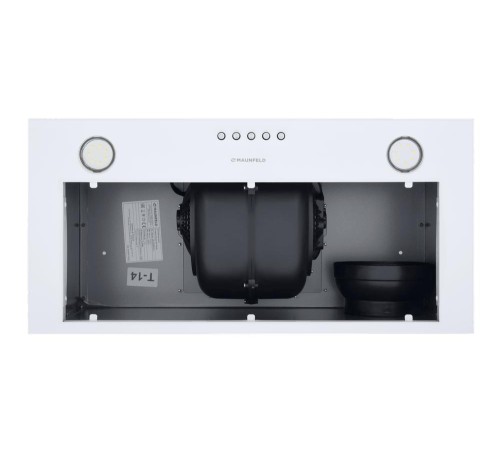 Вытяжка/ Кухонная вытяжка MAUNFELD Crosby Power 50 белый, полновстраиваемая, 1050 м3/ч, 3 скорости, механическое управление, уровень шума 51.8 дБ, цвет белый
