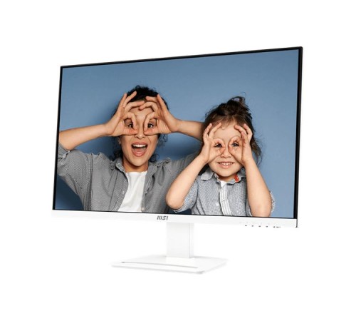 Монитор MSI PRO MP273QW E2 27" 16:9 WQHD(2560x1440)IPS Flat,1ms(MPRT),1300:1,100M:1,400nit,178/178,2xHDMI ,1xDP,Speaker,Tilt,VESA,100Hz,White, 1y w-ty