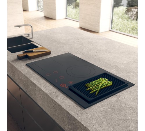 Варочная панель ASKO/ Арт. 737825 ; Встраиваемая варочная панель, дизайн PREMIUM, индукция, 6 зон для приготовления, Bridge, WI-FI, 47х90.4х52.2 см, черный матовый