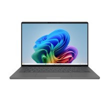 Ноутбук/ ASUS UX3407RA-QD038W 14"(1920x1200 OLED)/Qualcomm Snapdragon X Elite X1E-78-100(3.4Ghz)/32768Mb/1024SSDGb/noDVD/Int:Adreno X1-85/Cam/BT/WiFi/70WHr/war 1y/0.99kg/Iceland Gray/Win11Home + чехол