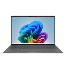 Ноутбук/ ASUS UX3407RA-QD038W 14"(1920x1200 OLED)/Qualcomm Snapdragon X Elite X1E-78-100(3.4Ghz)/32768Mb/1024SSDGb/noDVD/Int:Adreno X1-85/Cam/BT/WiFi/70WHr/war 1y/0.99kg/Iceland Gray/Win11Home + чехол