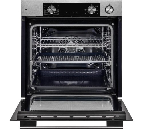 Электрический духовой шкаф Kuppersberg/ 60 см, 80 л, High-Tech, 10 режимов, ПАР, Soft Close, телескопические направляющие, черный/нержавеющая сталь Электрический духовой шкаф Kuppersberg/ 60 см, 80 л, High-Tech, 10 режимов, ПАР, Soft Close, телескопические направляющие, черный/нержавеющая сталь