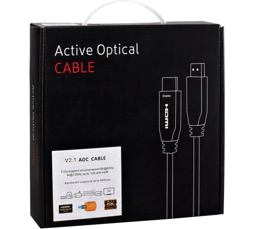 Кабель/ Активный оптический кабель HDMI 19M/M,ver. 2.1, 8K@60 Hz 20m Telecom <TCG2120-20M> Кабель/ Активный оптический кабель HDMI 19M/M,ver. 2.1, 8K@60 Hz 20m Telecom <TCG2120-20M>