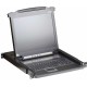 ЖК-монитор 17" с клавиатурой, выдвижной, 1U, RAL 7021/ Console with LCD screen 17"