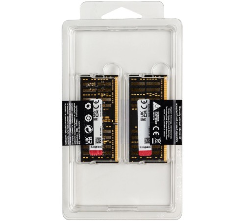 Память оперативная/ Kingston 64GB 3200MT/s DDR4 CL20 SODIMM (Kit of 2) FURY Impact Память оперативная/ Kingston 64GB 3200MT/s DDR4 CL20 SODIMM (Kit of 2) FURY Impact