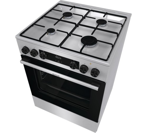 Плита GORENJE/ Тип плиты: комбинированная, Тип варочной поверхности: газовая, Цвет: нержавеющая сталь, Гриль: Есть, Ширина, см: 60 Плита GORENJE/ Тип плиты: комбинированная, Тип варочной поверхности: газовая, Цвет: нержавеющая сталь, Гриль: Есть, Ширина, см: 60