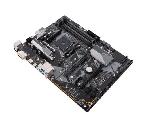 Материнская плата ASUS PRIME B450-PLUS, AM4, B450, 4*DDR4, 6*SATA, 2*M.2, 4*USB 3.2, 2*USB 2.0, Type-C, 3*PCIx16, 3*PCIx1, DVI-D+HDMI, ATX; 90MB0YN0-M0EAY0