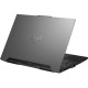Ноутбук/ ASUS TUF F15 FX507VV-LP186 15.6"(1920x1080 (матовый, 144Hz) IPS)/Intel Core i7 13620H(2.4Ghz)/16384Mb/512PCISSDGb/noDVD/Ext:nVidia GeForce RTX4060(8192Mb)/Cam/BT/WiFi/90WHr/war 1y/2.2kg/Mecha Gray/DOS