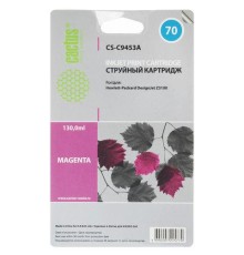 -/ Картридж струйный Cactus CS-C9453A №70 пурпурный (130мл) для HP DJ Z3100
