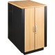 Шкаф Шкаф LANMASTER SOUNDPROOF звукоизолированный 24U 750x1130 мм, отделка под дерево, цвет лиственница