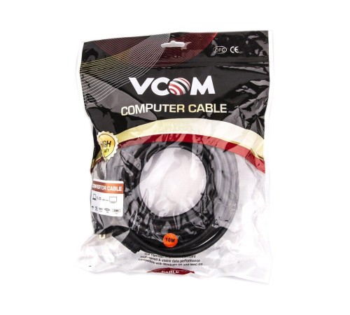 Кабель/ Кабель HDMI AM/DVI(24+1)M, 10м, CU, 1080P@60Hz, 2F, VCOM <CG484GD-10M>