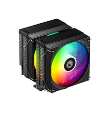 Кулер для процессора ID-COOLING FROZN A620 PRO SE ARGB LGA1700/1200/115X/AM5/AM4 (8шт/кор, TDP 260W, PWM, черный, 6 тепл.трубок + медная база, DUAL ARGB FAN 120mm) RET