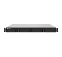 Сетевое хранилище без дисков/ SMB QNAP TS-432PXU-2G 4-Bay quad-core AL324 64-bit 1.7 GHz rackmount NAS with 250W PSU, 2GB DDR4 UDIMM RAM (max 1x16GB), SATA 6Gb/s, 2x 10GbE SFP+ LAN, 2x2.5 GbE LAN, 1x PCIe Gen2 x2 slot. W/o RAIL-B02
