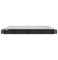 Сетевое хранилище без дисков/ SMB QNAP TS-432PXU-2G 4-Bay quad-core AL324 64-bit 1.7 GHz rackmount NAS with 250W PSU, 2GB DDR4 UDIMM RAM (max 1x16GB), SATA 6Gb/s, 2x 10GbE SFP+ LAN, 2x2.5 GbE LAN, 1x PCIe Gen2 x2 slot. W/o RAIL-B02