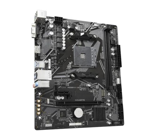 Материнская плата GIGABYTE A520M DS3H V2, AM4, A520, 4*DDR4, 4*SATA, 1*M.2, 4*USB 3.2, 2*USB 2.0, 1*PCIx16, 1*PCIx1, DP+HDMI, mATX