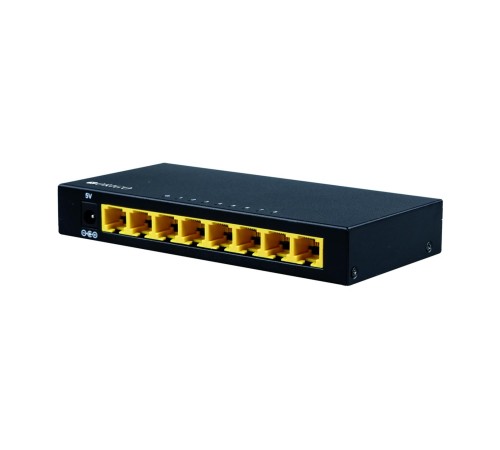 Коммутатор/ Unmanaged switch, 8x1000Base-T, metal case