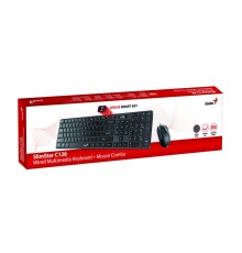 Комплект SlimStar C126  чёрный, USB(клавиатура SlimStar 126 и мышь DX-125) (Мятая упаковка)