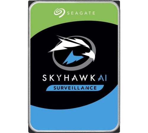 Жесткий диск Seagate SkyHawk HDD 3.5" SATA 8Tb, 5400 rpm, 256Mb buffer, 512e/4Kn, CMR, ST8000VX009, 1 year (следы установки)