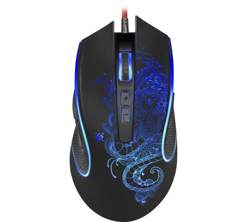 Defender Проводная игровая мышь Venom GM-640L оптика,8кнопок,3200dpi