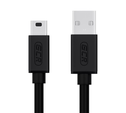 Greenconnect Кабель 3.0m USB 2.0, AM/mini 5P, черный, 28/28 AWG, экран, армированный, морозостойкий, GCR-UM2M5P-BB2S-3.0m Greenconnect Кабель 3.0m USB 2.0, AM/mini 5P, черный, 28/28 AWG, экран, армированный, морозостойкий, GCR-UM2M5P-BB2S-3.0m