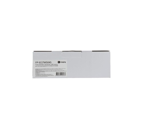 Тонер-картридж F+ imaging, пурпурный, 1 800 страниц, для Samsung моделей CLP-415N/CLP-415NW (аналог CLT-M504S), FP-SCLTM504S