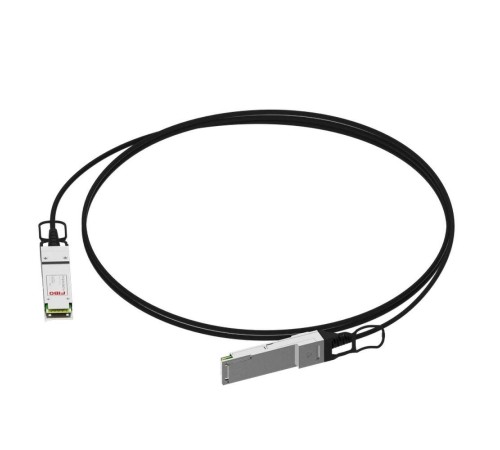Кабель/ FIBO FT-Q100-DAC1m QSFP28 to QSFP28 DAC модуль, медный кабель Belden, 1 метр