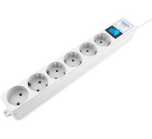 Фильтр-удлинитель Power Cube PRO, 3,0 м, LC контур, 16А/3,5кВт/ Surge protector Power Cube  Pro 3,0 m, LC circuit, 6 outlets (white) 16A / 3,5kVt