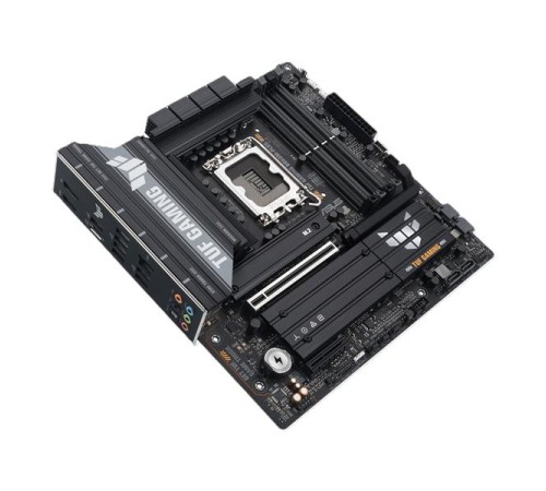 Материнская плата ASUS TUF GAMING B860M-PLUS, LGA1851, B860, 4*DDR5, 4*SATA, 3*M.2, 6*USB 3.2, 1*USB 2.0, Type-C, 1*PCIx16, 1*PCIx4, DP+HDMI, mATX; 90MB1JW0-M0EAY0