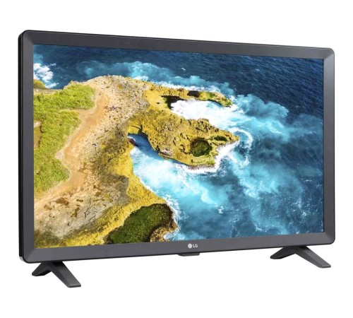 Телевизор ЖК 24" LG/ 24", HD, webOS Smart TV, Wi-Fi, DVB-T2/C/S2,  2.0ch 2х5W, 2хHDMI, 1хUSB, темно серый